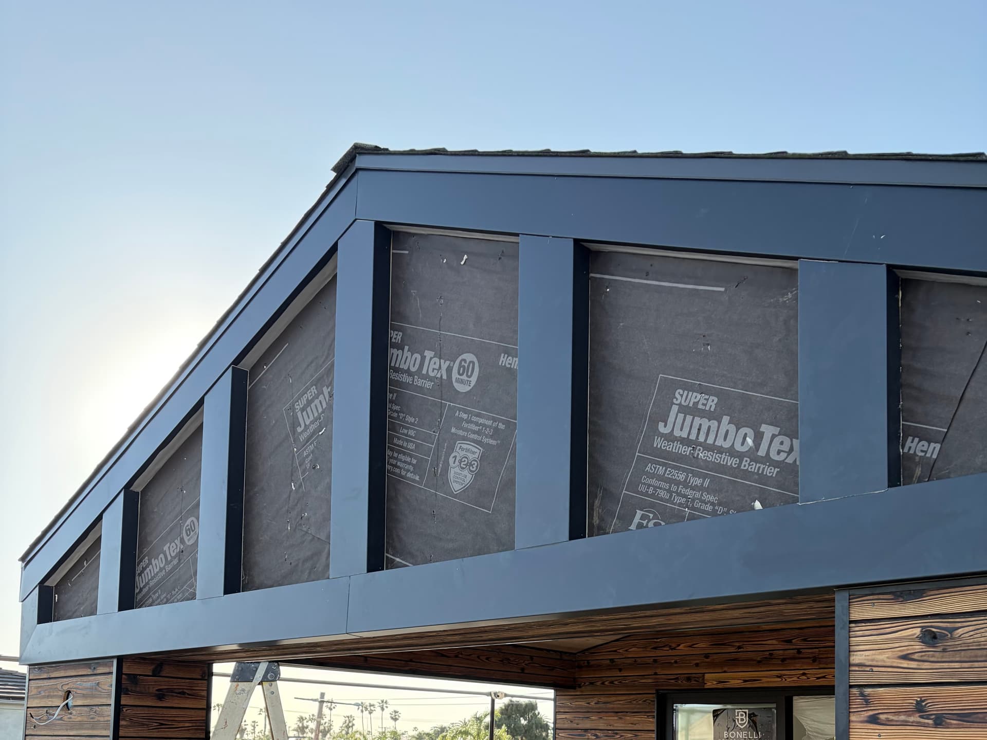 Aluminum clad fascia wrap installation on a Southern California home
